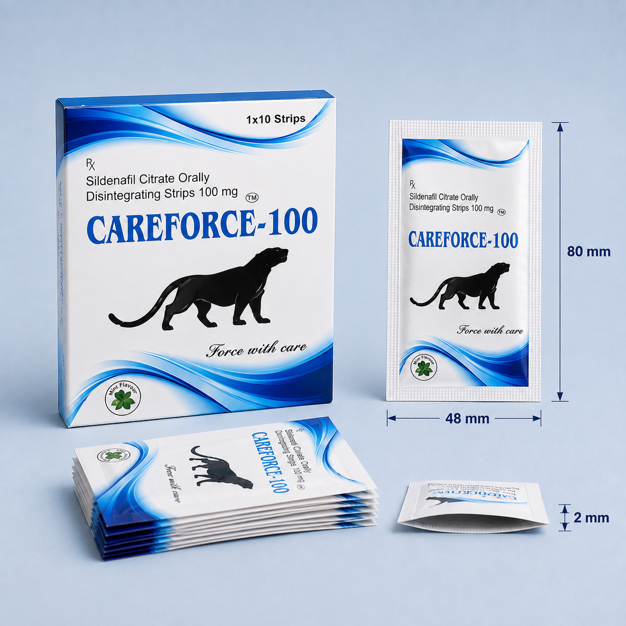 CAREFORCE-100 - confezione e prodotto, immagine 2