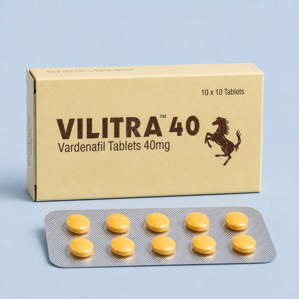 VILITRA 40 - confezione e prodotto, immagine 1